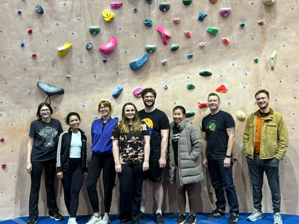 First Ascent team goes rock climbing